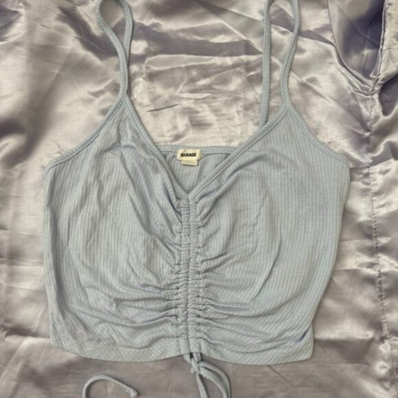 Garage Ruched Tank Top - Picture 1 of 4